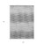 5' X 8' Gray And Charcoal Abstract Washable Indoor Outdoor Area Rug