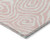 3' X 5' Pink And Gray Abstract Washable Indoor Outdoor Area Rug