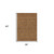 3' X 5' Copper Beige And Taupe Floral Washable Indoor Outdoor Area Rug
