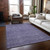 5' X 8' Lavender And Ivory Geometric Washable Indoor Outdoor Area Rug - Lavender, Ivory
