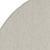 6' Ivory And Silver Round Geometric Indoor Outdoor Area Rug