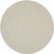 6' Ivory And Silver Round Geometric Indoor Outdoor Area Rug