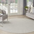 6' Ivory And Silver Round Geometric Indoor Outdoor Area Rug