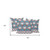 Set of Three 16" Gray and Orange Botanical Indoor Outdoor Throw Pillow Cover and Insert