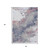 5' X 8' Blush And Gray Abstract Washable Indoor Outdoor Area Rug - Blush, Gray