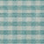 3' X 5' Teal Blue And Ivory Plaid Washable Indoor Outdoor Area Rug