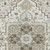5' X 8' Ivory And Brown Oriental Washable Indoor Outdoor Area Rug