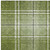 3' X 5' Green Black And Ivory Plaid Washable Indoor Outdoor Area Rug