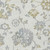 5' X 8' Ivory Gray And Gold Floral Washable Indoor Outdoor Area Rug
