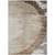 3' X 5' Brown Beige And Taupe Abstract Washable Indoor Outdoor Area Rug Transitional Style - Brown, Beige, Taupe Color