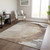 3' X 5' Brown Beige And Taupe Abstract Washable Indoor Outdoor Area Rug Transitional Style - Brown, Beige, Taupe Color