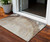 3' X 5' Brown Beige And Taupe Abstract Washable Indoor Outdoor Area Rug Transitional Style - Brown, Beige, Taupe Color