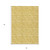 3' X 5' Gold Geometric Washable Non Skid Indoor Outdoor Area Rug
