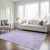 5' X 8' Lavender And Purple Abstract Washable Indoor Outdoor Area Rug