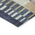 5' X 8' Navy Blue Beige And Ivory Geometric Washable Indoor Outdoor Area Rug