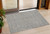 3' X 5' Gray Gold And Ivory Polka Dot Washable Indoor Outdoor Area Rug
