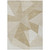 3' X 5' Beige Tan And Ivory Geometric Washable Indoor Outdoor Area Rug Transitional Style - Beige, Tan, Ivory Color