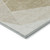 3' X 5' Beige Tan And Ivory Geometric Washable Indoor Outdoor Area Rug Transitional Style - Beige, Tan, Ivory Color