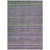 3' X 5' Purple And Lime Green Striped Washable Indoor Outdoor Area Rug