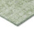 3' X 5' Artichoke Green And Olive Green Floral Washable Indoor Outdoor Area Rug