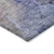 5' X 8' Navy Blue And Beige Abstract Washable Indoor Outdoor Area Rug