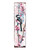 36" White and Pink Solid Wood Birds Porch Sign