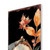42" Black And Gray Solid Wood Floral Bouquet Owl Garden Stake