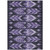 5' X 8' Purple Lavender And Plum Southwestern Washable Indoor Outdoor Area Rug