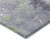 5' X 8' Lavender And Lime Green Abstract Washable Indoor Outdoor Area Rug