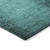 3' X 5' Teal Abstract Washable Non Skid Indoor Outdoor Area Rug Transitional Style - Teal Blue Color