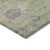 3' X 5' Artichoke Green And Beige Floral Washable Indoor Outdoor Area Rug - Artichoke Green, Beige