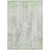 5' X 8' Artichoke Green And Ivory Abstract Washable Indoor Outdoor Area Rug - Artichoke Green, Ivory