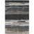 3' X 5' Black Abstract Washable Indoor Outdoor Area Rug