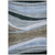 5' X 8' Brown Blue And Gray Abstract Washable Indoor Outdoor Area Rug