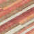 3' X 5' Coral Peach And Taupe Striped Washable Indoor Outdoor Area Rug