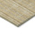 3' X 5' Wheat Gold And Gray Striped Washable Indoor Outdoor Area Rug