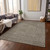 3' X 5' Brown And Beige Geometric Washable Indoor Outdoor Area Rug Transitional Style - Brown, Beige Color