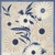 7' X 10' Blue And Grey Floral Stain Resistant Non Skid Area Rug - Blue
