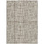 3' X 5' Brown Beige And Ivory Striped Washable Indoor Outdoor Area Rug