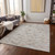 3' X 5' Linen And Gray Geometric Washable Indoor Outdoor Area Rug
