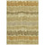 3' X 5' Gold Brown And Gray Striped Washable Indoor Outdoor Area Rug