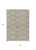 3' X 5' Taupe Fern Green And Ivory Geometric Washable Indoor Outdoor Area Rug