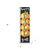 36" Black And Orange Solid Wood Happy Fall Pumpkin Porch Sign