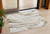 3' X 5' Ivory Beige And Brown Abstract Washable Indoor Outdoor Area Rug