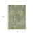 5' X 8' Artichoke Green And Beige Abstract Washable Indoor Outdoor Area Rug - Artichoke Green, Beige