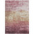5' X 8' Mauve And Pink Striped Washable Indoor Outdoor Area Rug