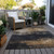 3' X 5' Charcoal Tan And Beige Abstract Washable Indoor Outdoor Area Rug