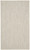 3' X 5' Ivory And Silver Geometric Indoor Outdoor Area Rug