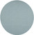 8' Aqua Round Power Loom Area Rug
