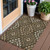 3' X 5' Brown Taupe And Gray Floral Washable Indoor Outdoor Area Rug